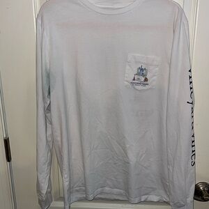 men’s vineyard vines NFL draft pick long sleeve size Medium